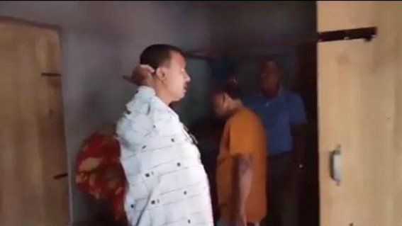 BJP’s fear of defeat: BJP backed miscreants set sabotage fire at Leftist Candidate’s house late last night in Sabroom BJP’s fear of defeat: BJP backed miscreants set sabotage fire at Leftist Candidate’s house late last night in Sabroom